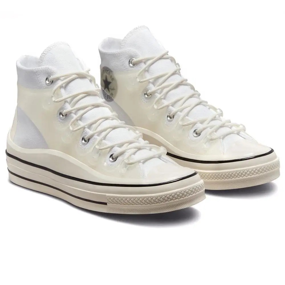 Converse Chuck 70 Utility Hi Shoes - White / Egret / Black - Picture 7 of 13